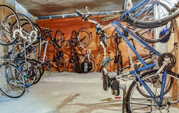 Bike Room at Axcess 15 Apartments